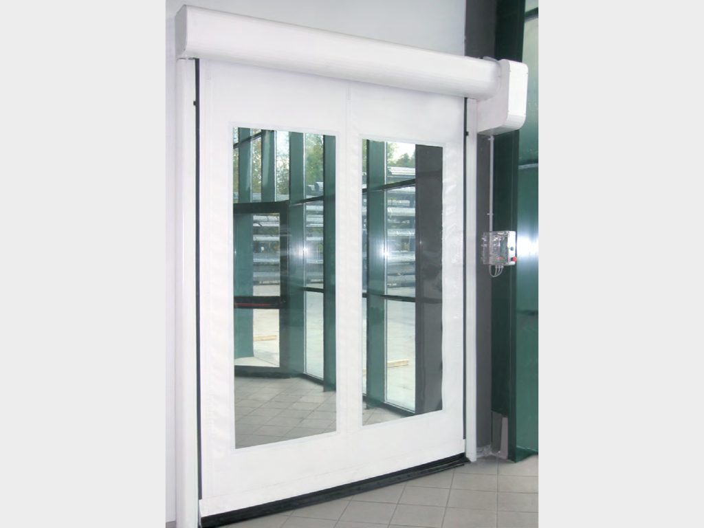 Накладной монтаж скоростных воpот.